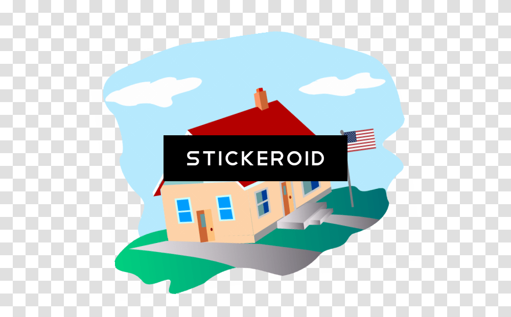 School Sticker House Cleaning, Computer, Electronics, Building, Advertisement Transparent Png