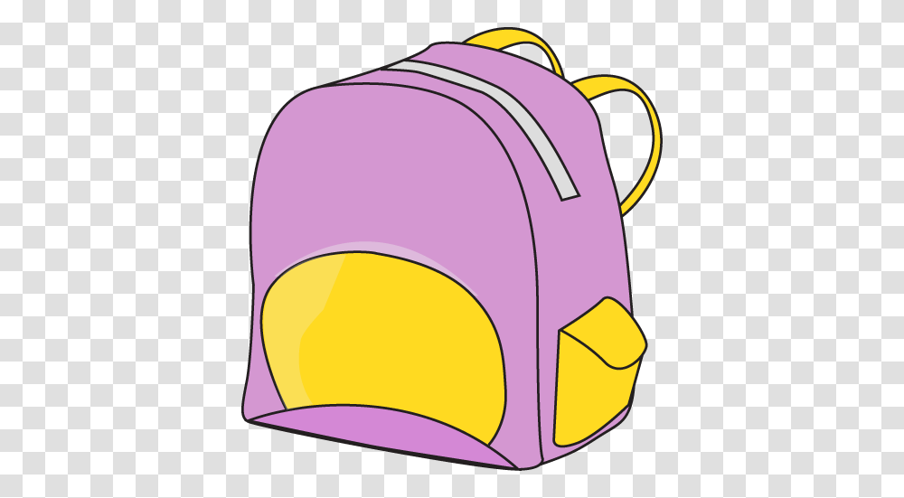 School Supplies Clip Art, Backpack, Bag, Baseball Cap, Hat Transparent Png