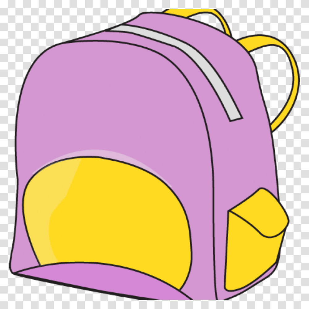 School Supplies Clipart To Free Clipart School Supplies, Backpack, Bag, Baseball Cap, Hat Transparent Png