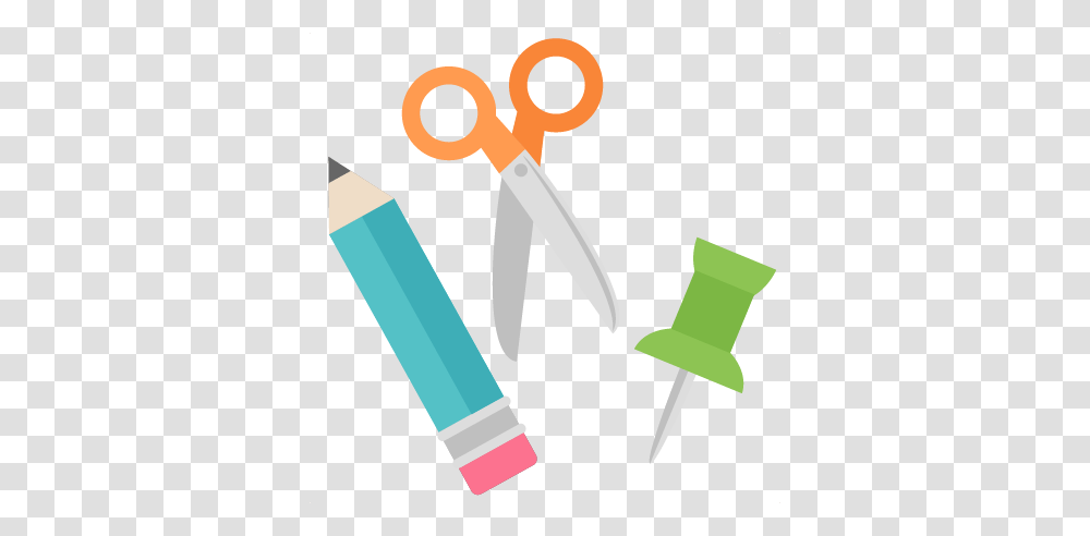 School Supply Set Scrapbook Cute Clipart, Scissors, Blade, Weapon, Weaponry Transparent Png