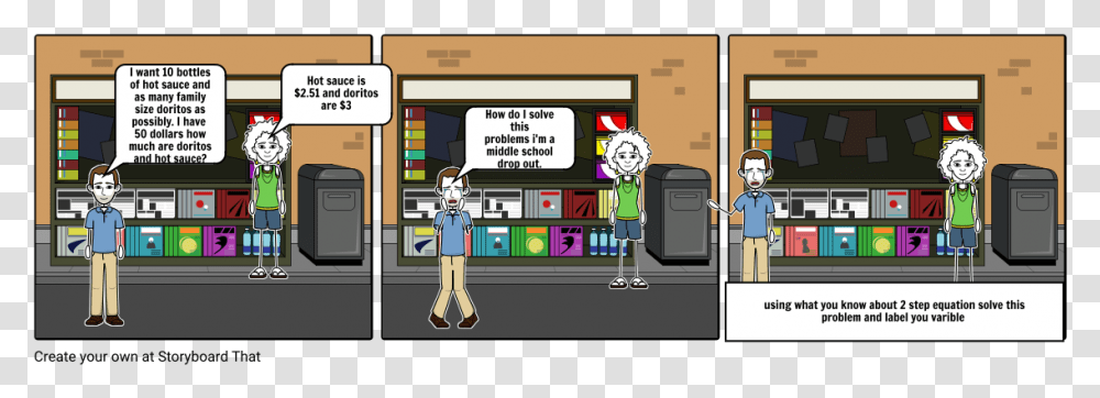 School Tuck Shop Cartoon, Person, Machine, Kiosk Transparent Png