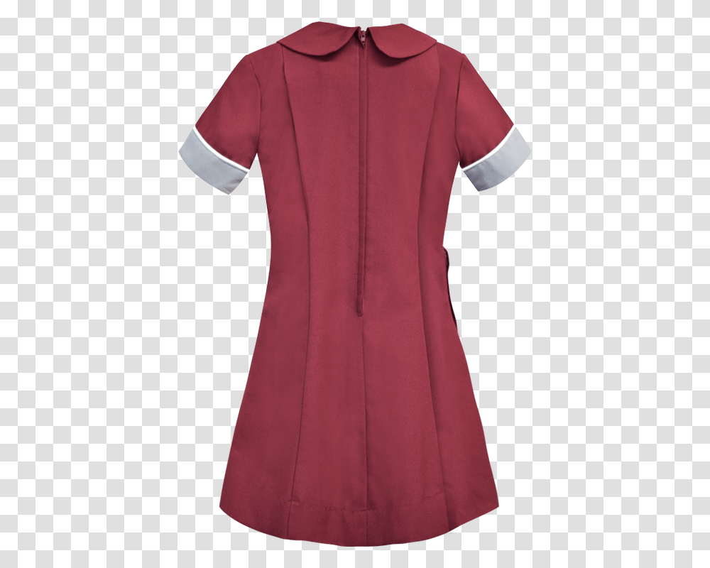 School Uniform Dress Back View Polo Shirt, Apparel, Person, Human Transparent Png