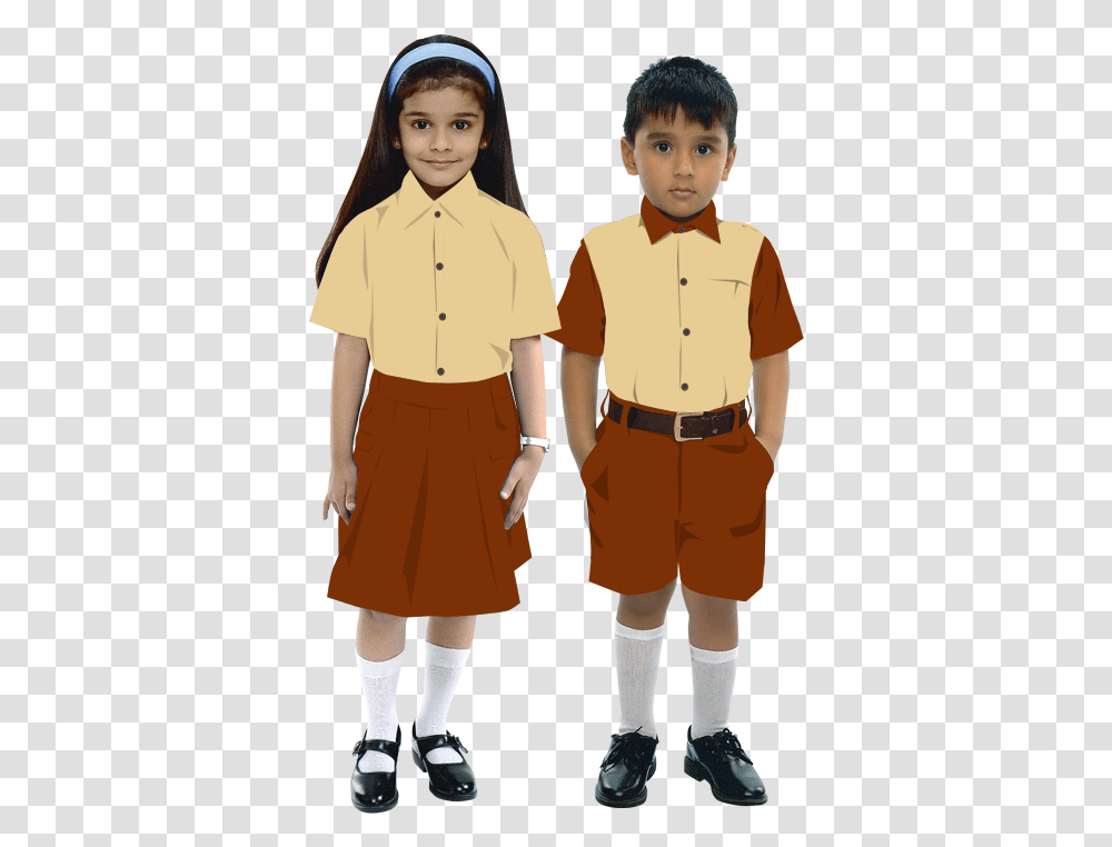School Uniform School Dress Image Hd, Person, Skirt, Shirt Transparent Png