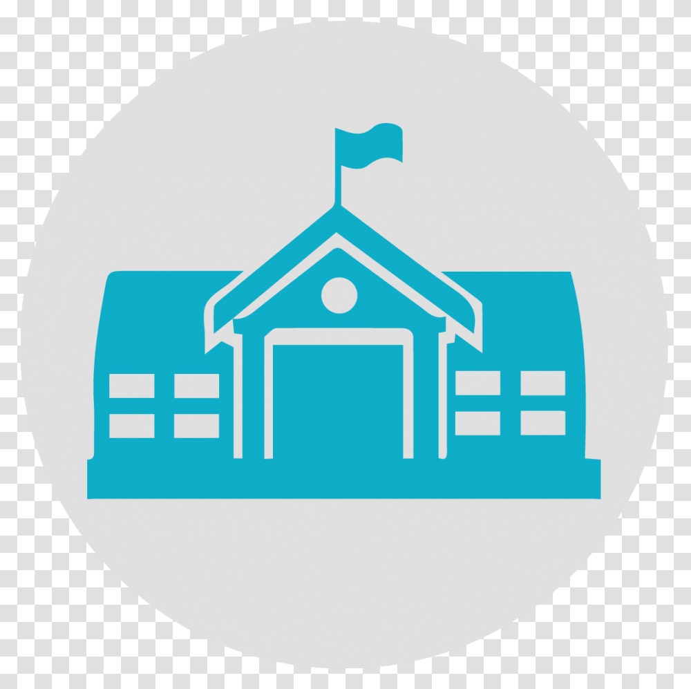 School Vector Icon Clipart School Building Vector, First Aid, Label, Logo Transparent Png