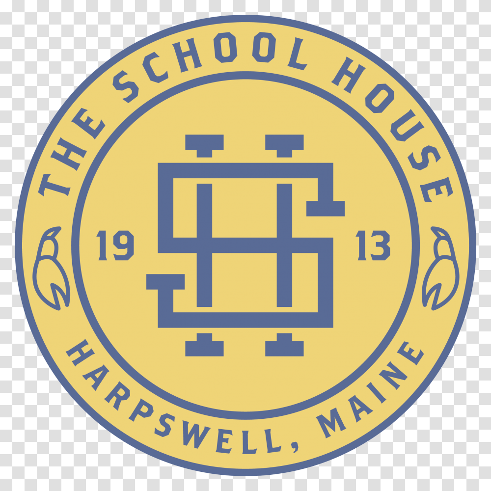 Schoolhouse 1913 Logo Circle, Trademark, Label Transparent Png
