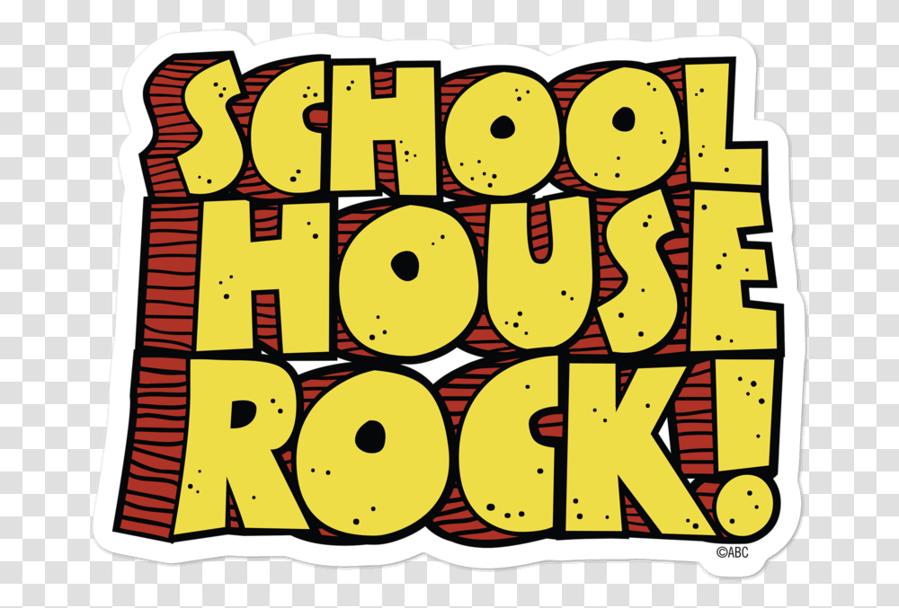 Schoolhouse Rock Gifts & Merchandise Official Abc Shop Schoolhouse Rock Logo, Text, Label, Alphabet, Word Transparent Png