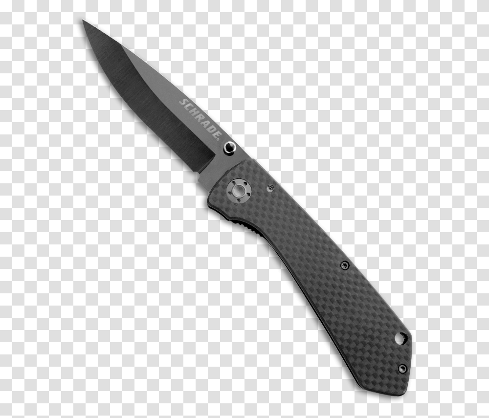 Schrade Sch402 Black Gerber Pocket Knife, Blade, Weapon, Weaponry Transparent Png