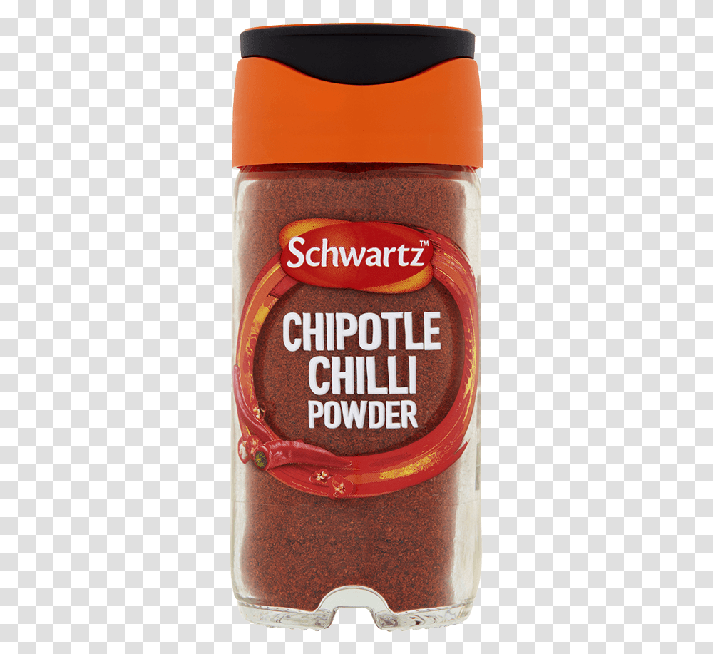 Schwartz Chipotle Chilli Powder 46g Bottle, Food, Beer, Beverage, Plant Transparent Png