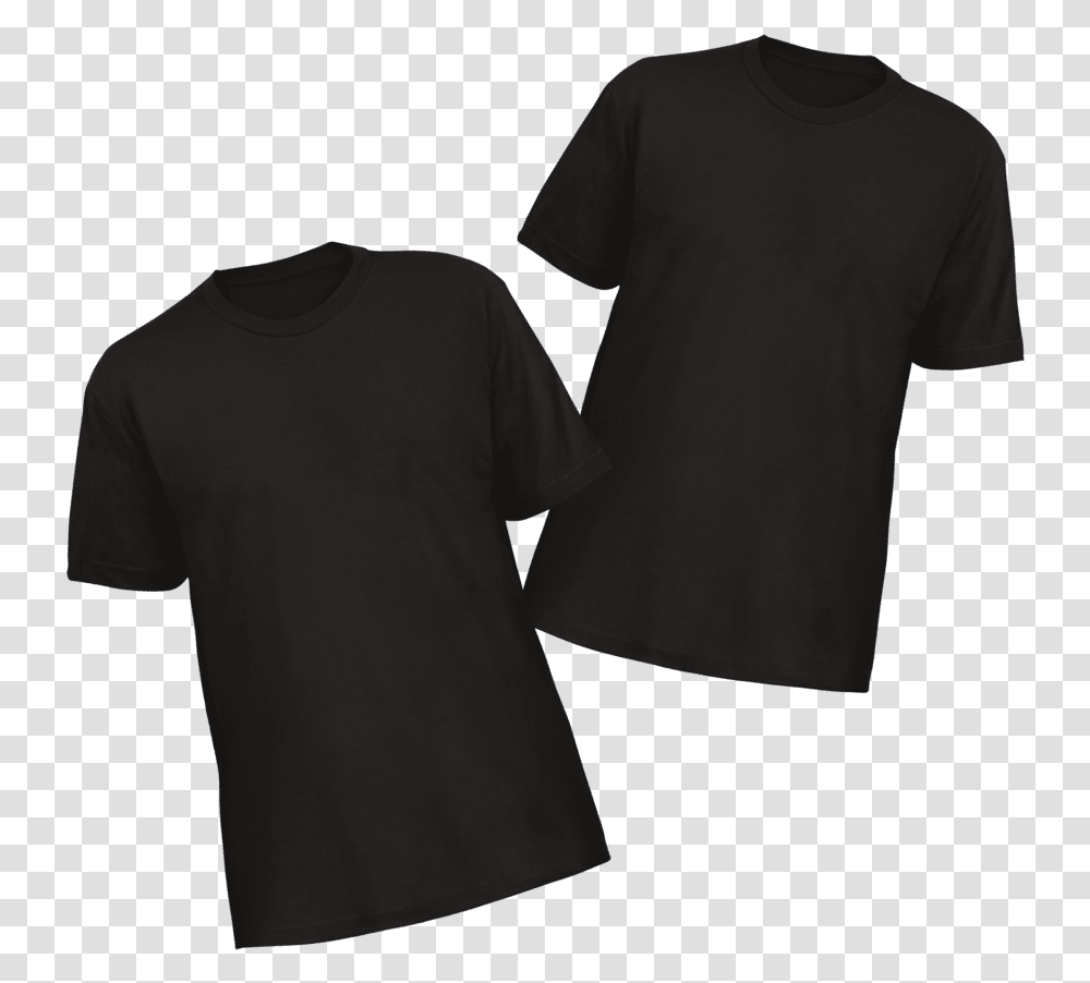 Schwarzes T Shirt Vorne Hinten, Apparel, Sleeve, T-Shirt Transparent Png