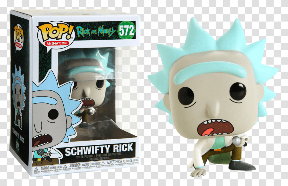 Schwifty Rick And Morty Pop, Toy, Label, Poster Transparent Png