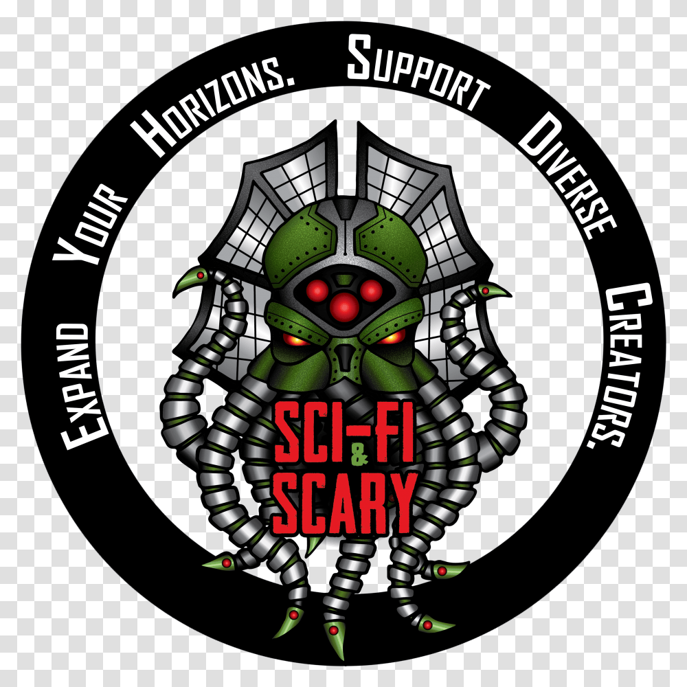 Sci Fi Amp Scary, Logo, Emblem, Building Transparent Png