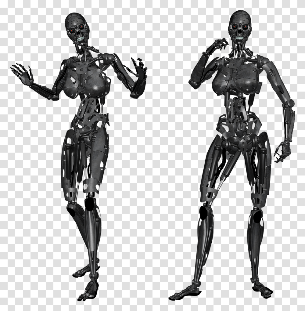 Sci Fi Humanoid Robot, Person Transparent Png