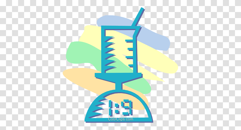 Science Beaker On A Scale Royalty Free Vector Clip Art, Cross, Weapon Transparent Png