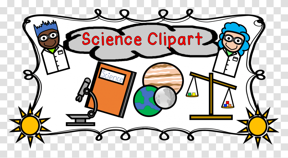 Science Clipart Cartoon, Label, Sunglasses, Accessories Transparent Png