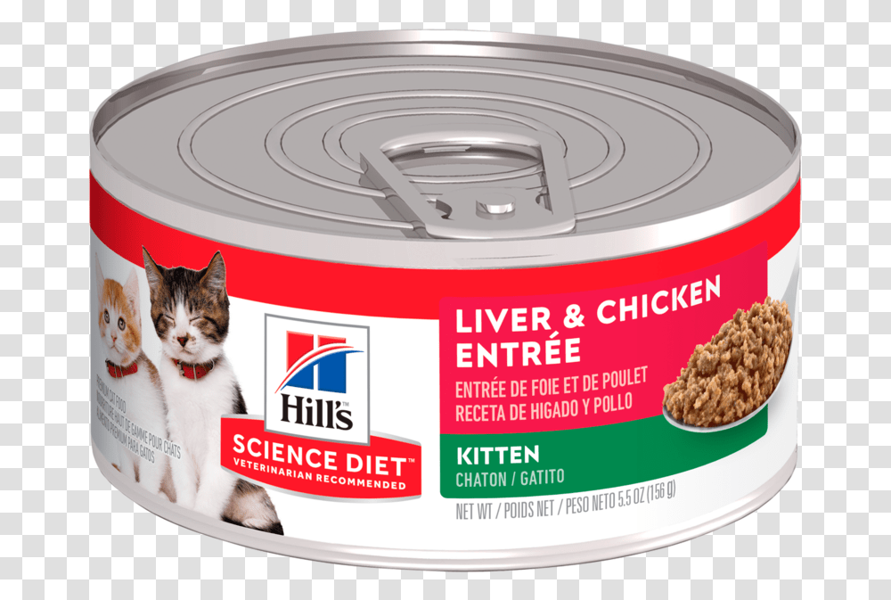 Science Diet Canned Cat Food, Tin, Canned Goods, Aluminium, Pet Transparent Png