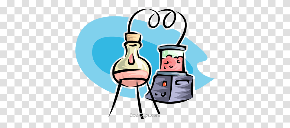 Science Experiment Royalty Free Vector Clip Art Illustration, Cork, Beverage, Drink Transparent Png