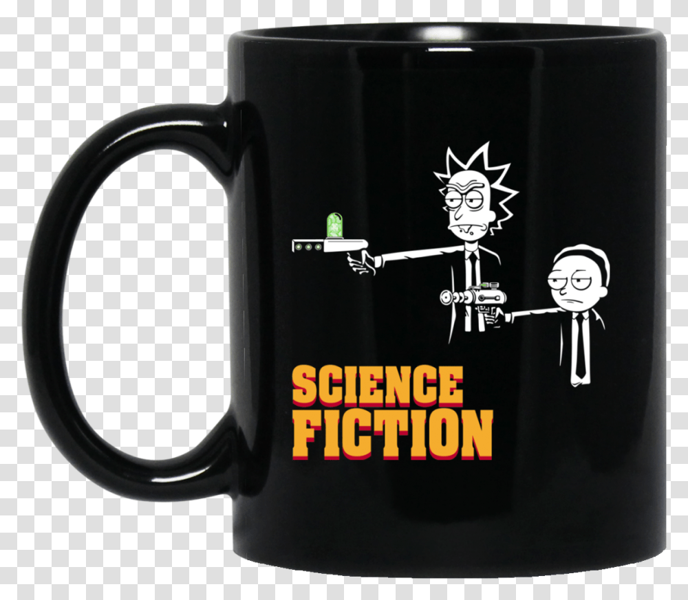 Science Fiction Rick And Morty Pulp Fiction Mugs Rick And Morty Sci Fi, Coffee Cup, Tire Transparent Png