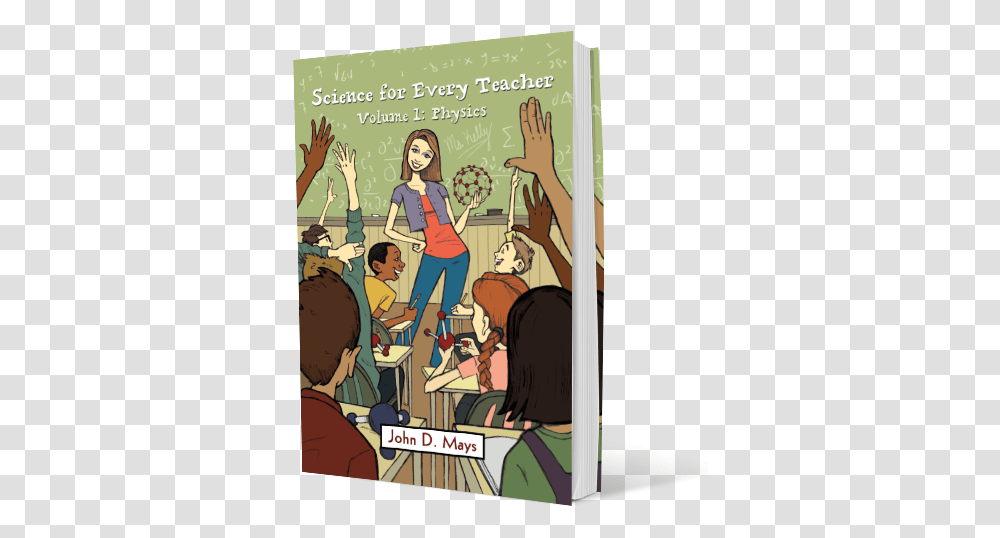 Science For Every Teacher Hardcover Sharing, Poster, Advertisement, Person, Human Transparent Png