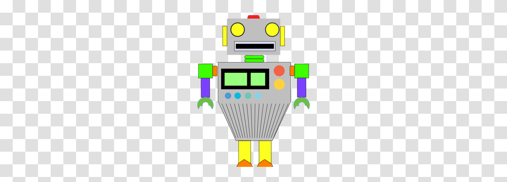 Science Free Clipart, Robot, Pac Man, Gas Pump, Machine Transparent Png