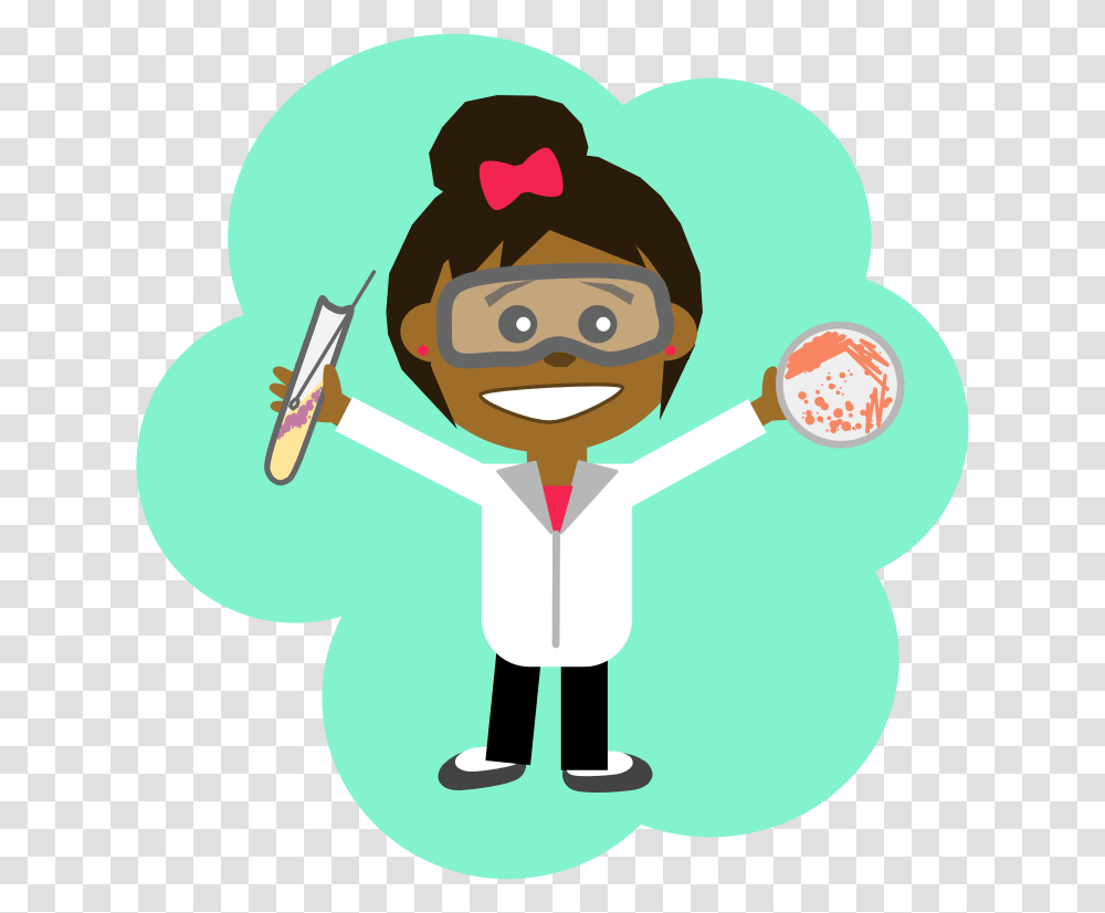 Science Girl Ponytail, Face, Elf, Costume Transparent Png