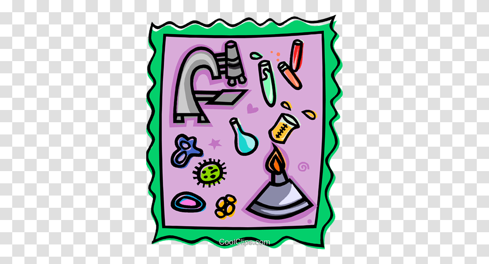 Science Montage Royalty Free Vector Clip Art Illustration, Label, Poster, Advertisement Transparent Png
