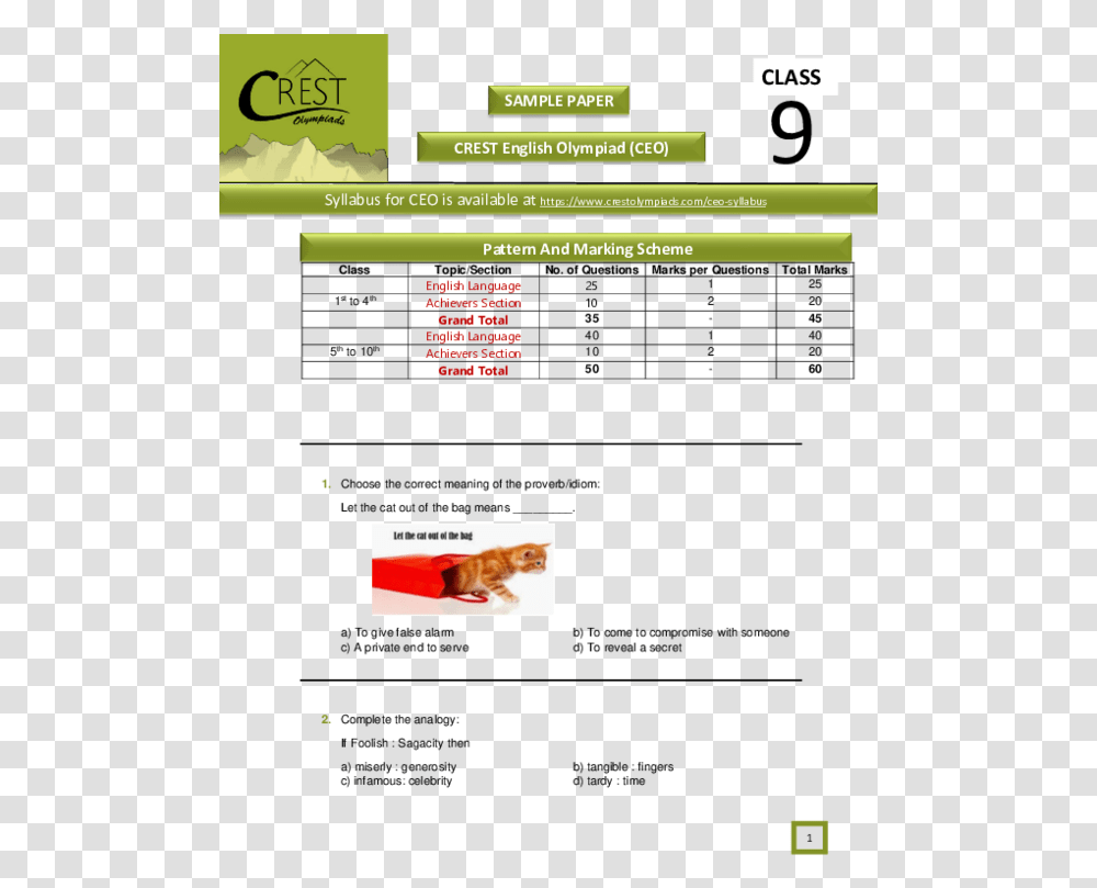 Science Olympiad For Class, File, Webpage Transparent Png