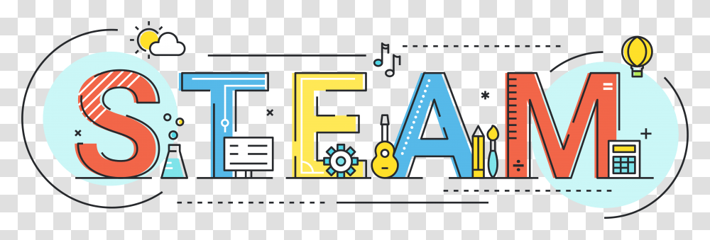 Science Technology Engineering Arts Math, Number, Word Transparent Png