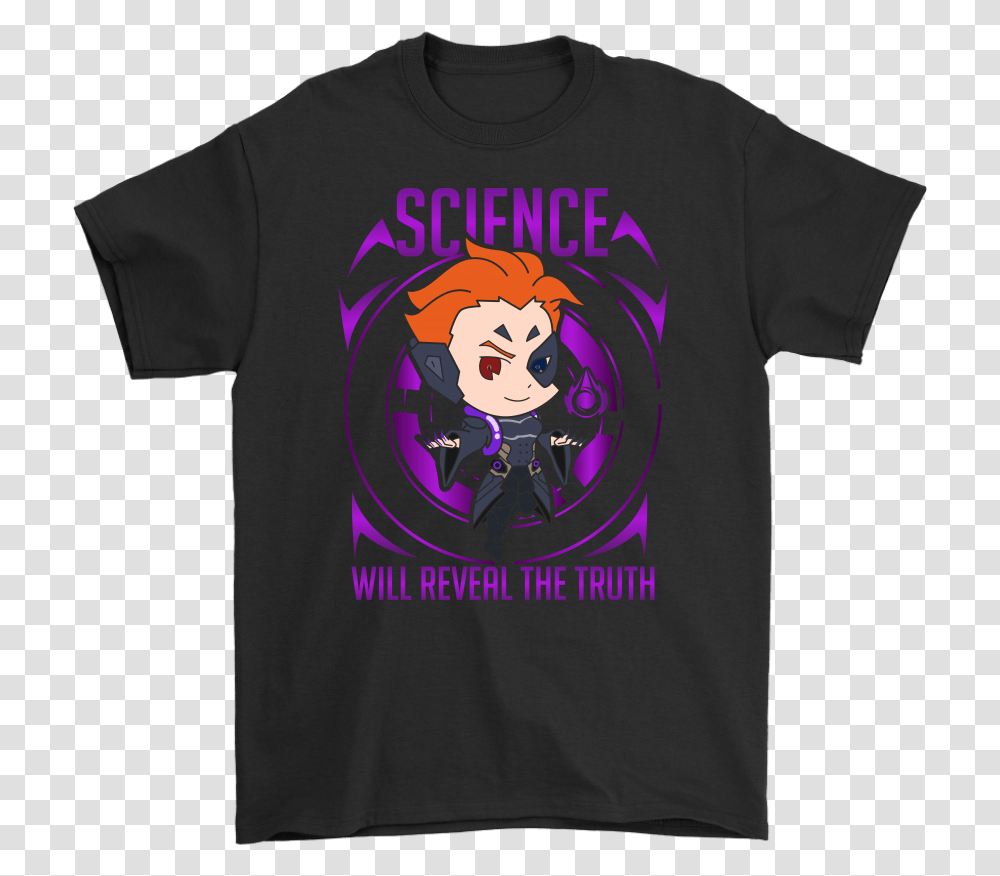 Science Will Reveal The Truth Small Moira Overwatch Friend Of The Crown Dilly Dilly, Apparel, T-Shirt, Person Transparent Png
