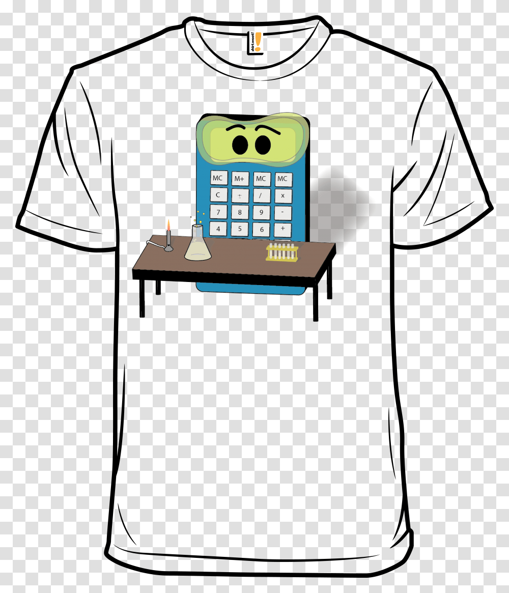 Scientific Calculator Active Shirt, Apparel, T-Shirt, Number Transparent Png