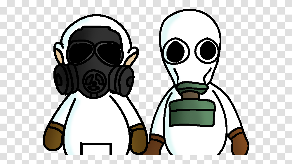 Scientist Cartoon With Gas Mask, Alien, Sunglasses, Accessories, Accessory Transparent Png