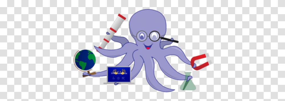 Scientist Clipart Elementary Science Illustration, Sea Life, Animal, Invertebrate, Sock Transparent Png
