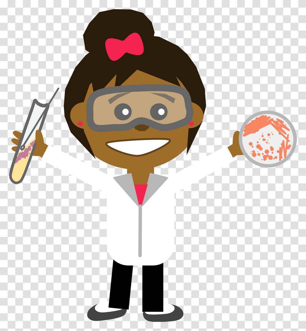 Scientist Clipart, Toy, Face, Female, Student Transparent Png