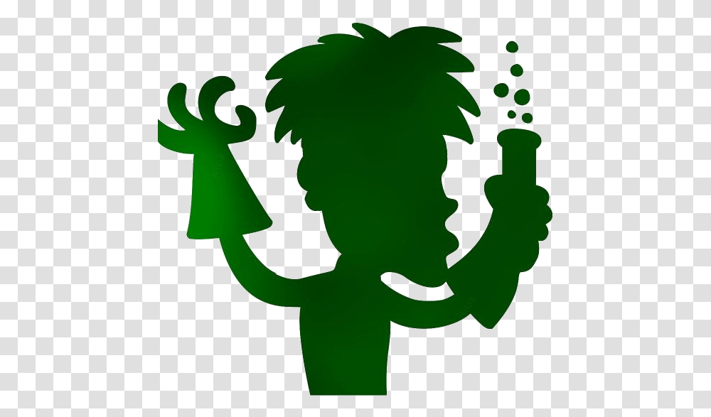Scientist Images Mad Scientist, Green, Recycling Symbol, Glass Transparent Png