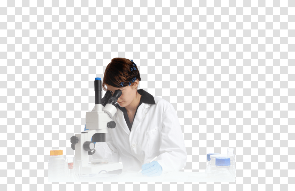 Scientist, Person, Apparel, Lab Coat Transparent Png