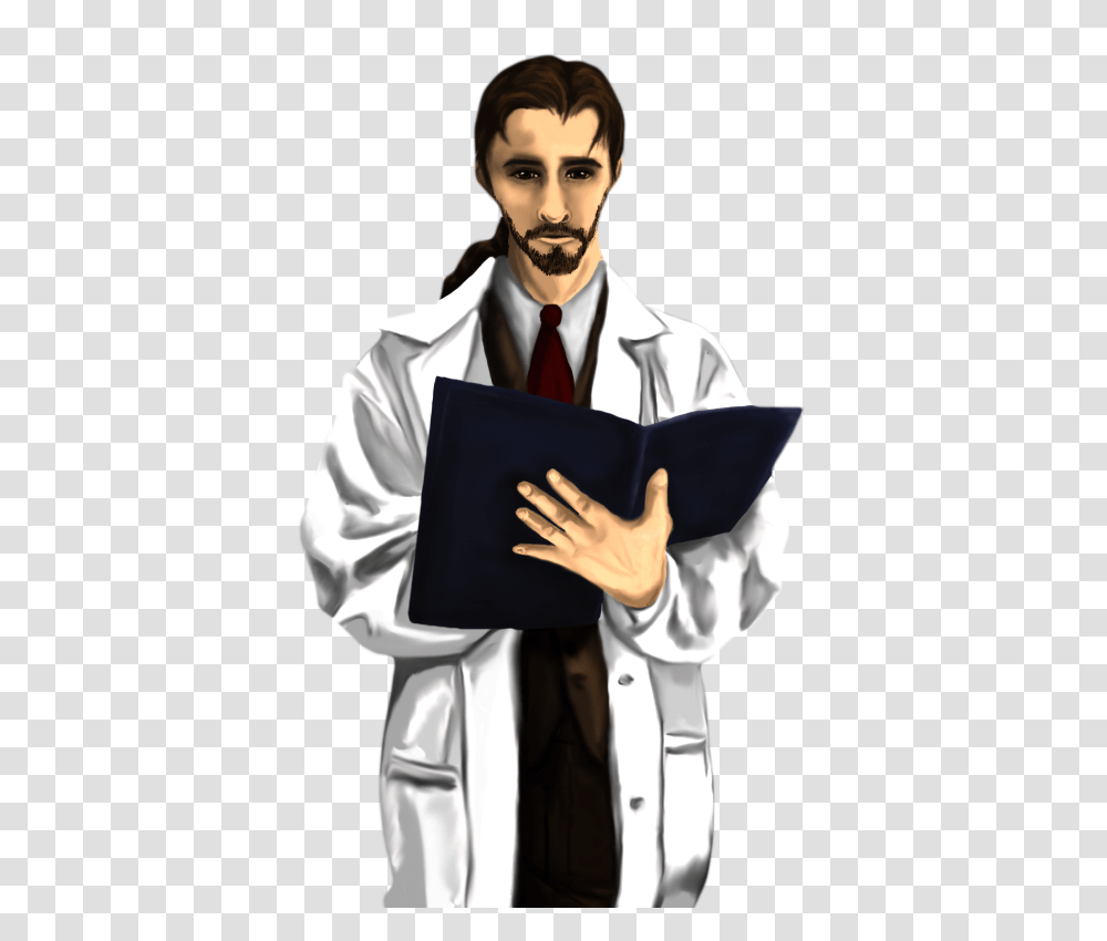 Scientist, Person, Lab Coat, Tie Transparent Png