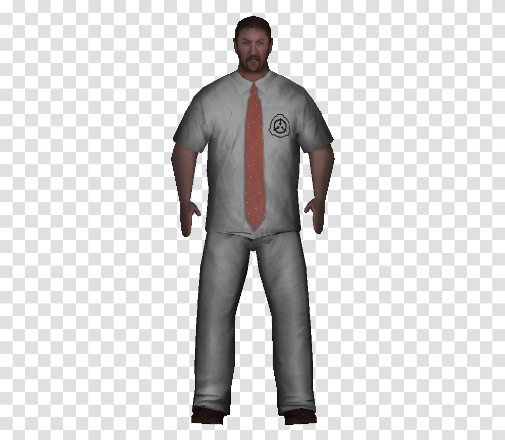 Scientist Scp Security Chief Franklin, Tie, Accessories, Accessory, Person Transparent Png