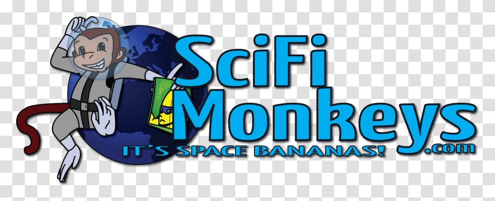 Scifi Monkeys Graphic Design, Word, Alphabet Transparent Png