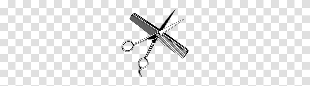 Scissor And Combs Clipart, Scissors, Blade, Weapon, Weaponry Transparent Png