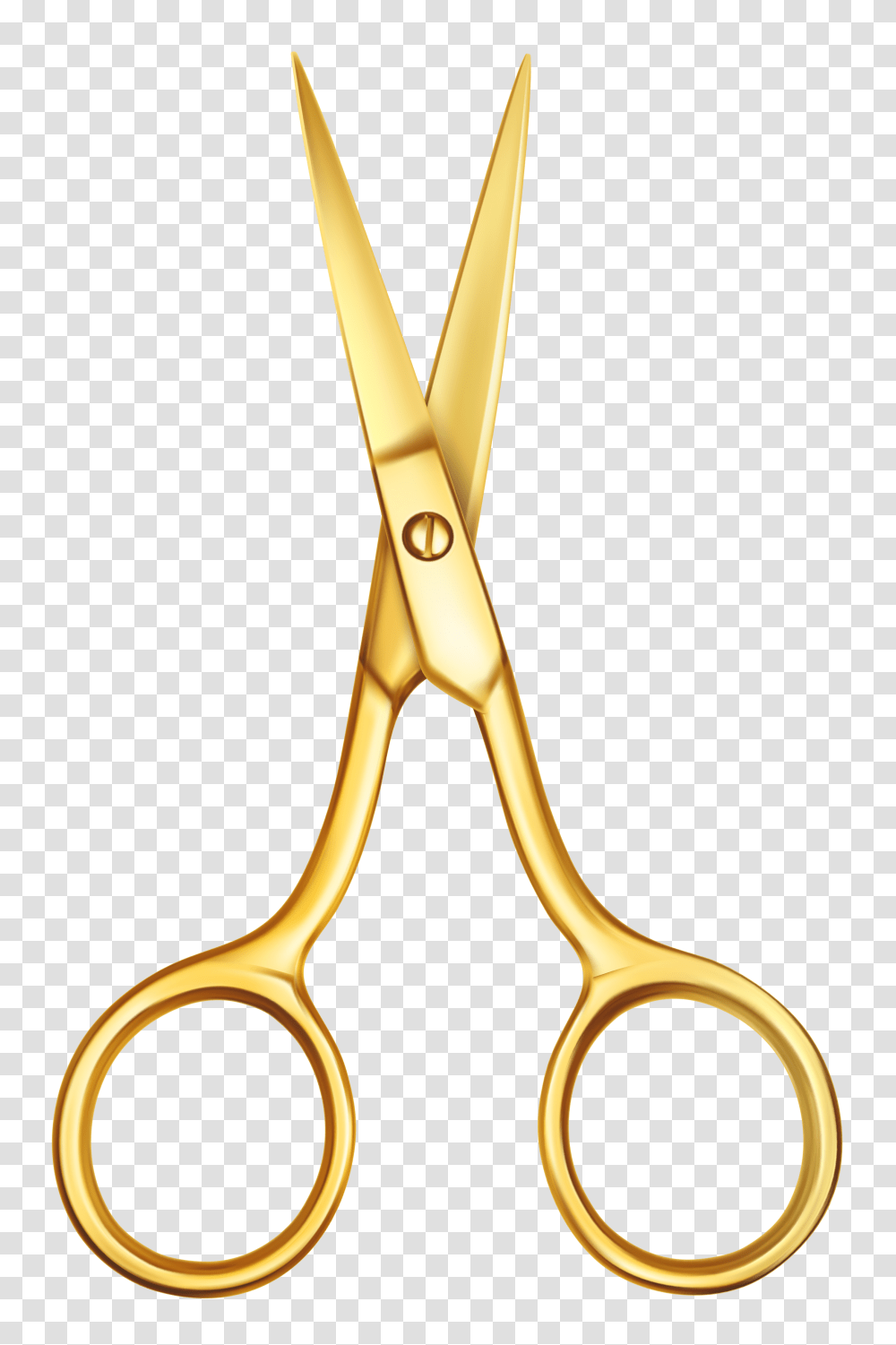 Scissor Clipart Background Gold Hair Scissors, Blade, Weapon, Weaponry, Tool Transparent Png