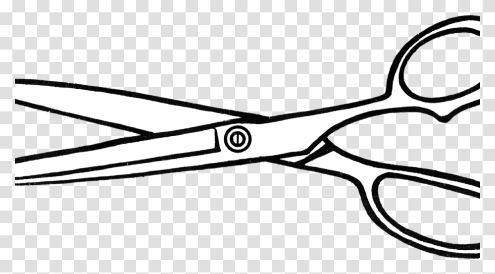 Scissor Clipart Black And White, Weapon, Weaponry, Blade, Scissors Transparent Png
