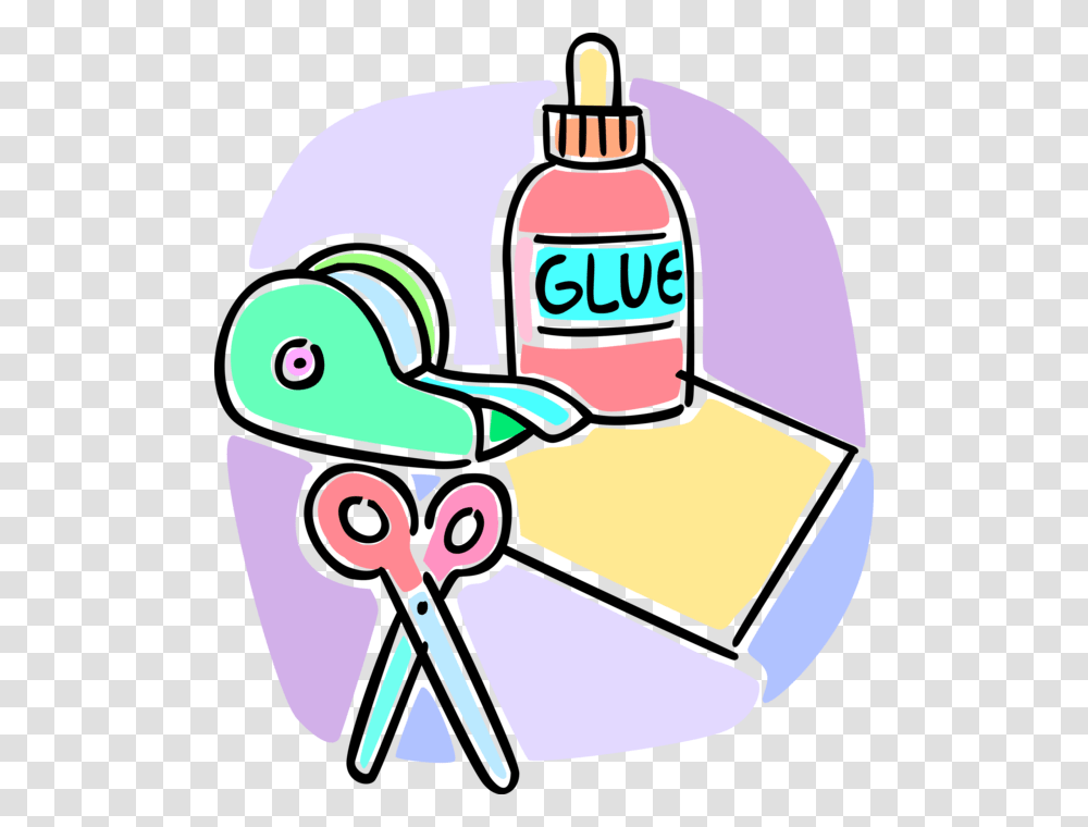 Scissor Clipart Glue, Bottle, Tin, Can Transparent Png