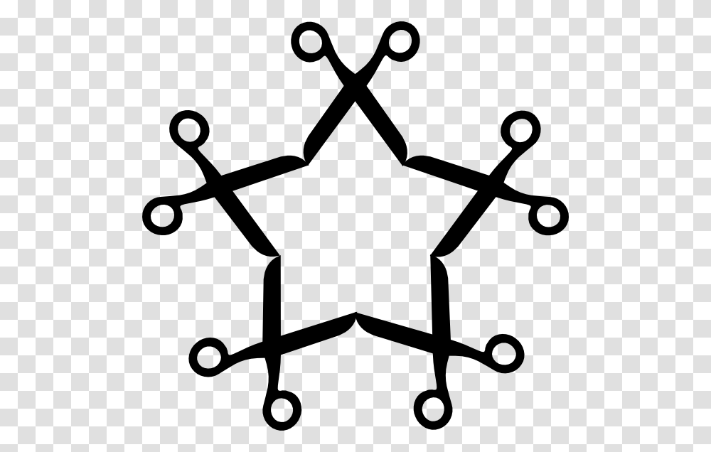 Scissor Star Clip Art, Star Symbol, Number Transparent Png