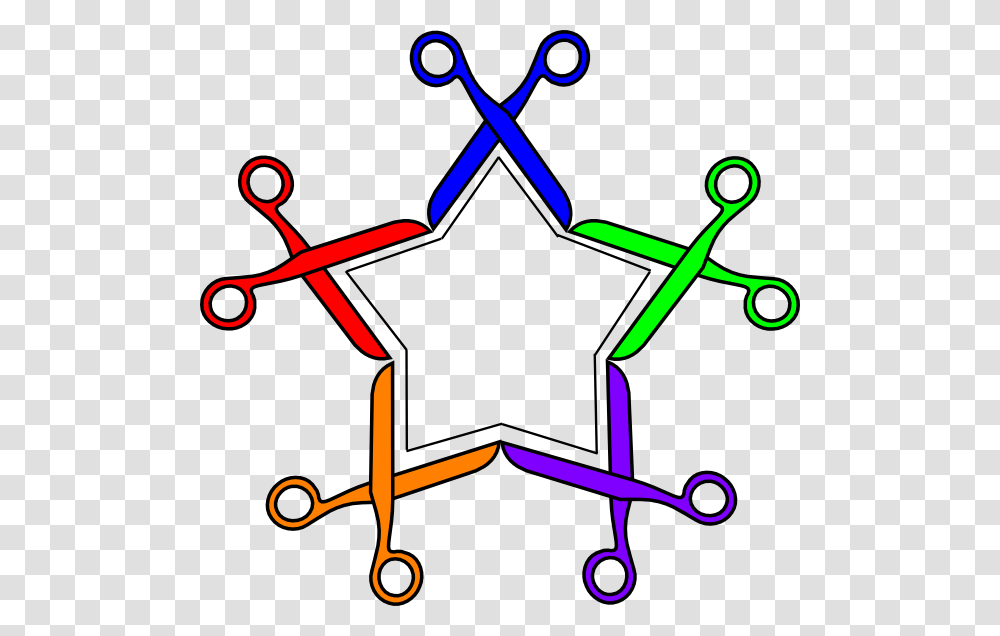 Scissor Star Clip Art, Star Symbol Transparent Png