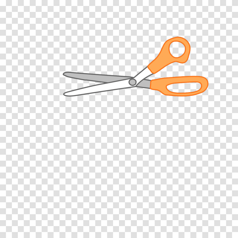 Scissors Clipart Scissor Image 1 Orange Scissors Clipart, Blade, Weapon, Weaponry, Shears Transparent Png