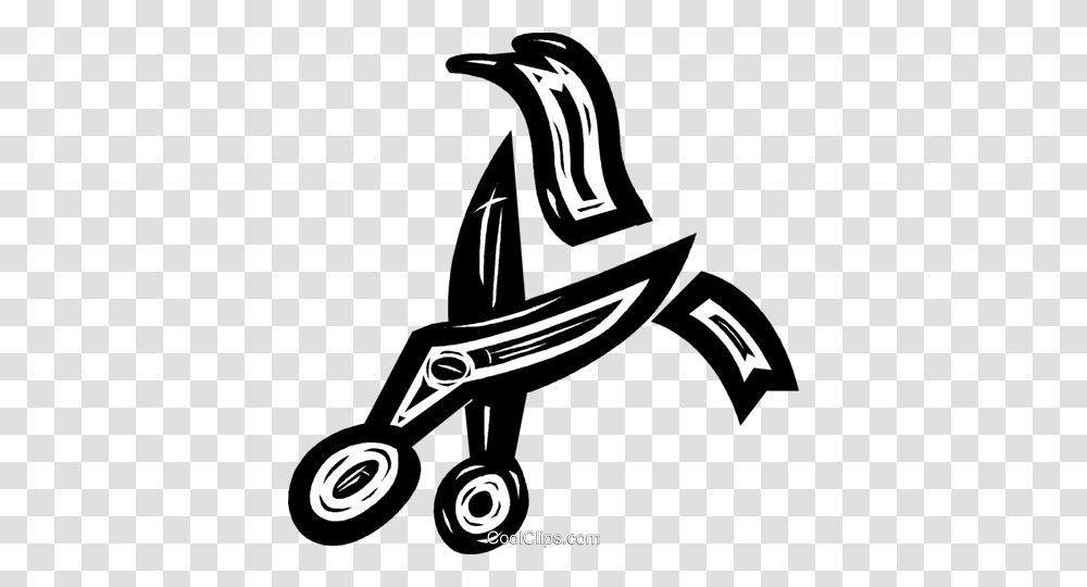 Scissors Cutting A Ribbon Royalty Free Vector Clip Art, Skateboard, Sport, Sports, Photography Transparent Png