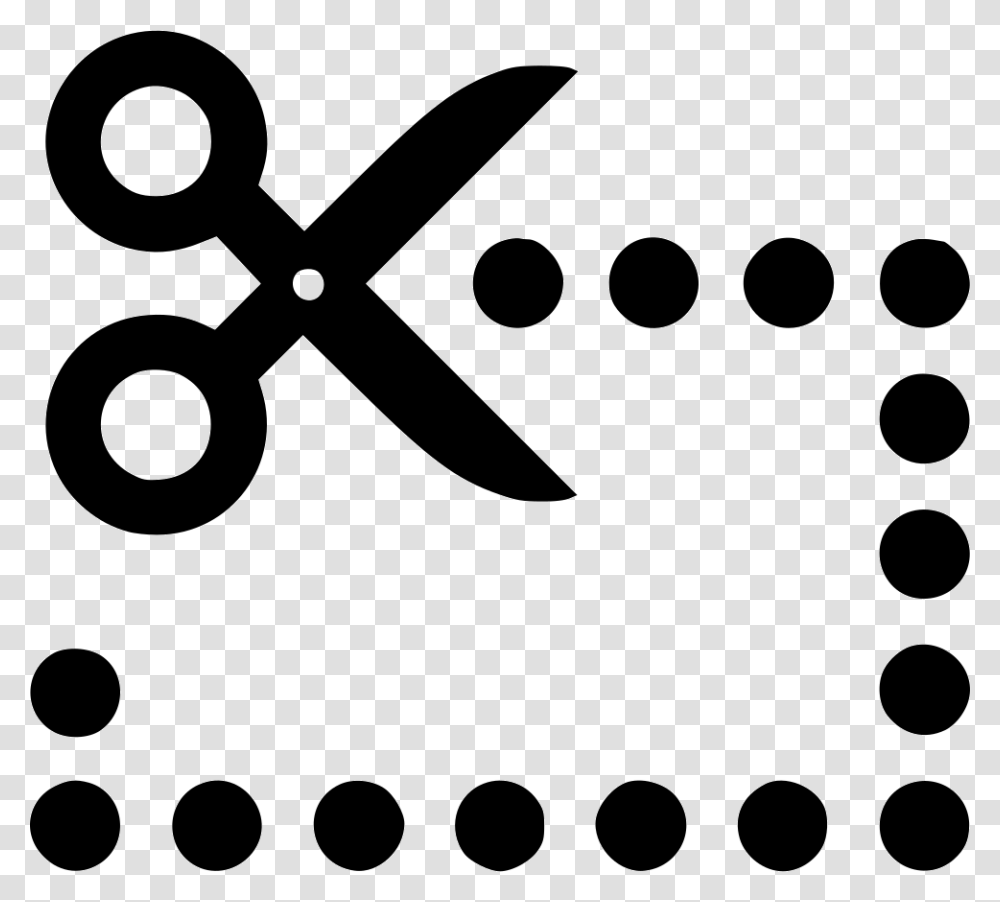 Scissors Dotted Line Portable Network Graphics, Blade, Weapon, Weaponry, Stencil Transparent Png