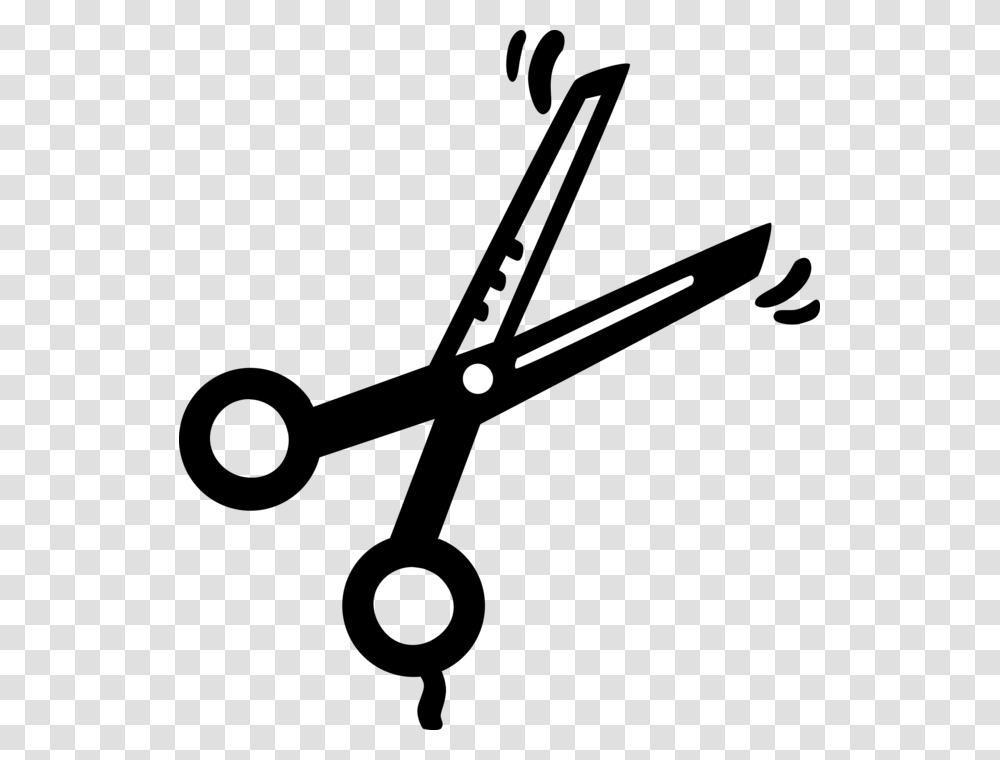 Scissors For Cutting Vector Image Illustration Of Tesoura Clip Art, Analog Clock Transparent Png