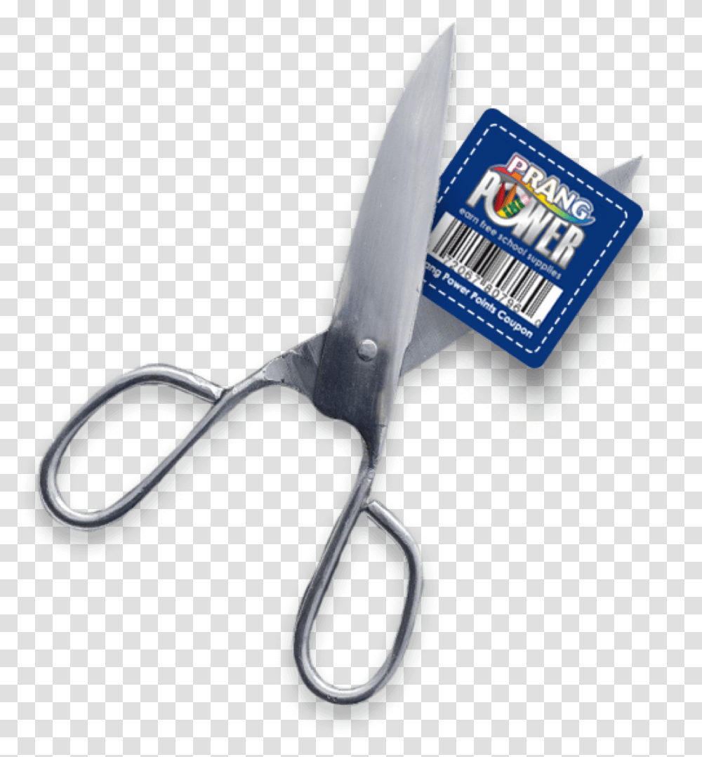 Scissors With A Coupon Blade, Weapon, Weaponry, Shears Transparent Png