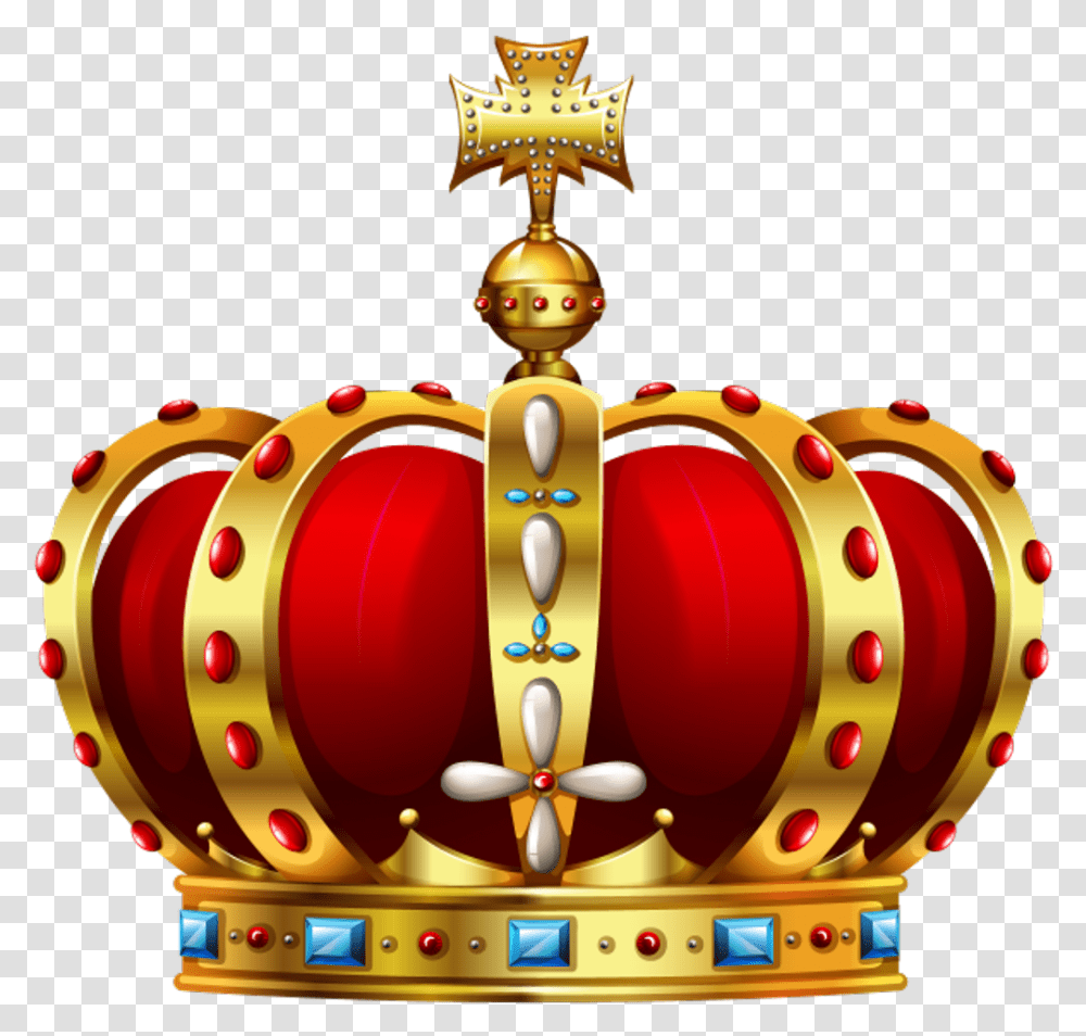 Scking Golden Crown With Cross, Jewelry, Accessories, Accessory, Toy Transparent Png