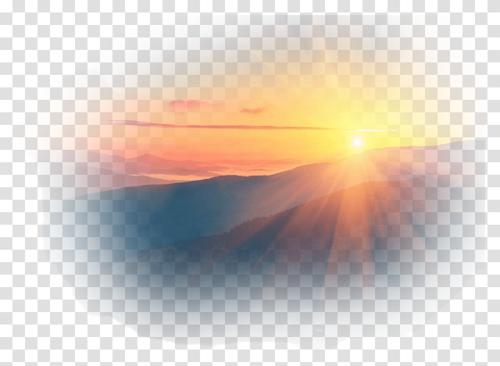 Scmountains Scmountainsunset Sun Mountains Summer Sunrise, Nature, Outdoors, Flare, Light Transparent Png